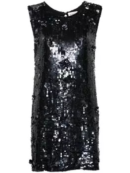 P.A.R.O.S.H. платье с пайетками, черный