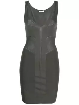 P.A.R.O.S.H. полупрозрачное платье, зеленый