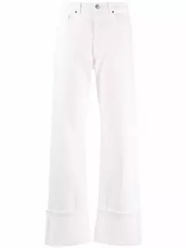 P.A.R.O.S.H. прямые джинсы с завышенной талией, белый