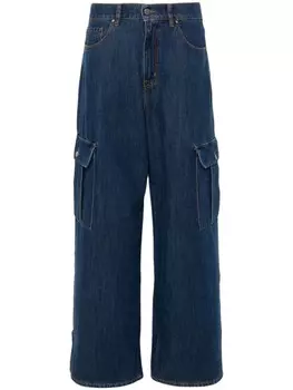 P.A.R.O.S.H. прямые джинсы карго, синий