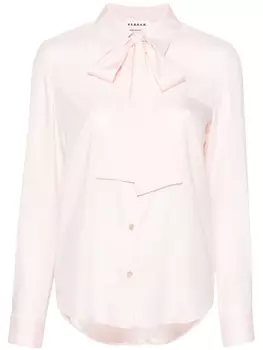 P.A.R.O.S.H. шелковая рубашка с бантом, розовый