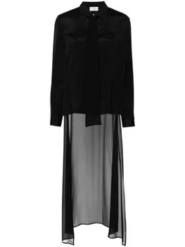 P.A.R.O.S.H. шелковая рубашка, черный