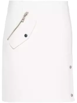 P.A.R.O.S.H. шерстяная юбка-миди, белый