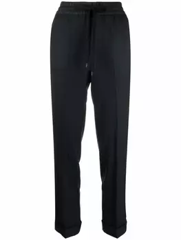 P.A.R.O.S.H. шерстяные брюки с кулиской, черный
