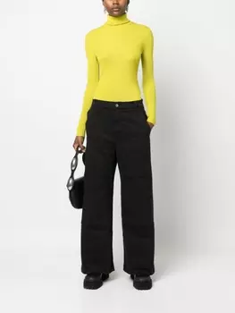 P.A.R.O.S.H. широкие джинсы с заниженной талией, черный