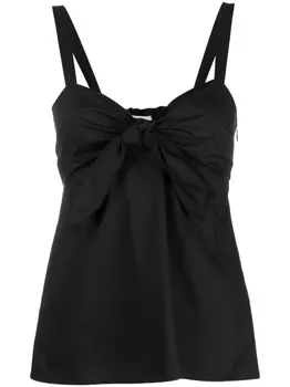 P.A.R.O.S.H. топ с бантом, черный