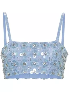 P.A.R.O.S.H. укороченный топ Ginny, синий