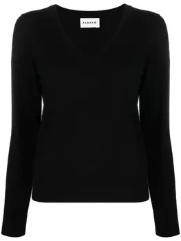 P.A.R.O.S.H. V-neck fine-knit jumper, черный