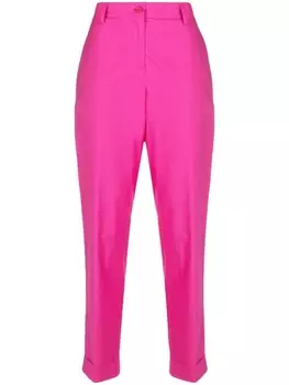 P.A.R.O.S.H. зауженные брюки строгого кроя, розовый