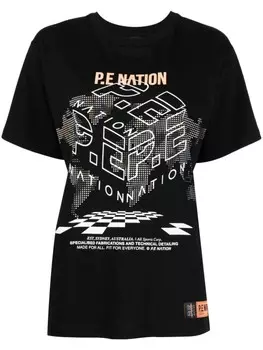 P.E Nation футболка с логотипом, черный