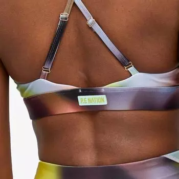 P.E Nation Спортивный бюстгальтер Cyber, мультиколор