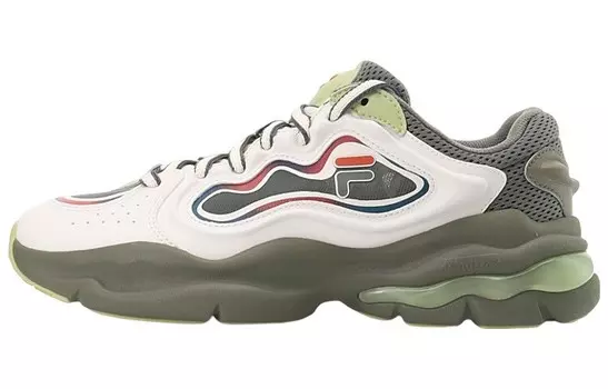 P.palette X PALETTE Туфли-подставки для ручек Lifestyle Shoes Men Low-top Cream White/Sea Wilderness Grey Fila Fusion