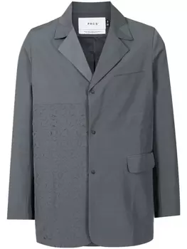 Pace однобортный блейзер, черный