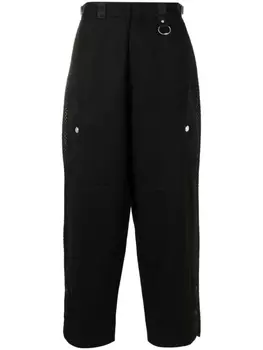 Pace широкие брюки с сетчатыми вставками, черный