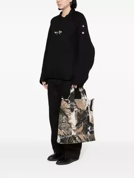 PACE жаккардовая сумка-тоут, черный