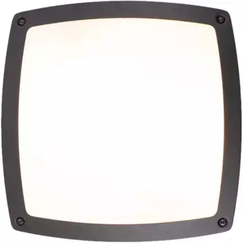Paco Home Настенный светильник для наружного освещения «CHIARA», лампа E27 | без лампочек, снаружи E27 для внутреннего и наружного коридора, алюминий, IP54, для садовой террасы, для коридора, серый