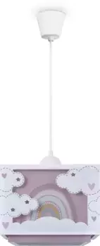 Paco Home Подвесной светильник "GRETA", 1 лампочка, лампа E27 | без лампочек Высота: 24,5 см, белый