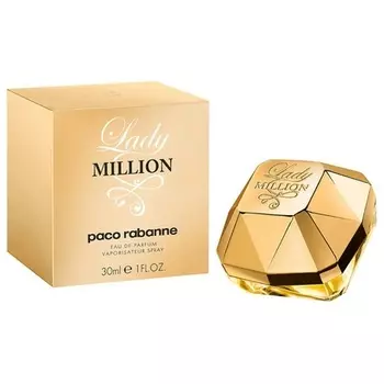 Paco Rabanne Lady Million Парфюмированная вода-спрей для женщин Черный