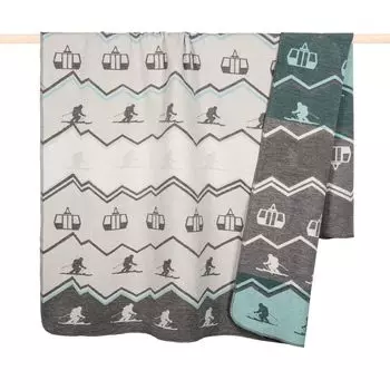 PAD живое одеяло LOFER серое 150 х 200 см смесовый хлопок, серый