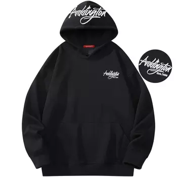 paddington bear Толстовка унисекс с изображением мишек Паддингтона, Черный