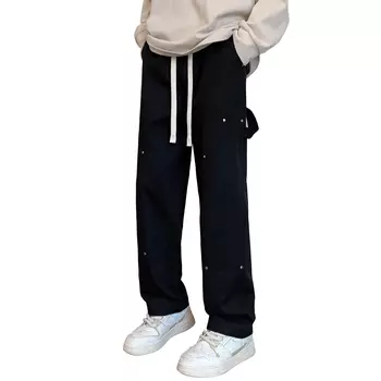 Paddy Julia Повседневные брюки унисекс, Черный