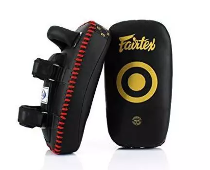 Пэды для бокса Fairtex KPLC5, черный / золотой