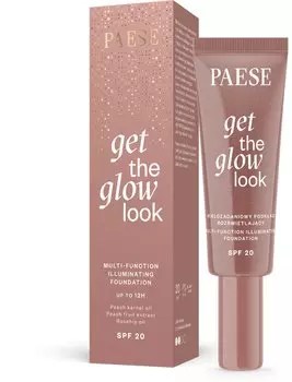 Paese Get The Glow Look Multi-Tasking Illuminating Foundation 1n Light Beige, 30 мл