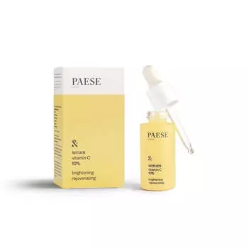Paese Vitamin C Serum 10% Brightening Омолаживающая осветляющая и омолаживающая масляная сыворотка с витамином С 15мл