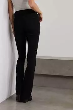 PAIGE джинсы Manhattan с завышенной талией, черный