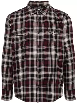 PAIGE фланелевая рубашка Everett в клетку, фиолетовый