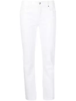 PAIGE прямые джинсы Amber, белый