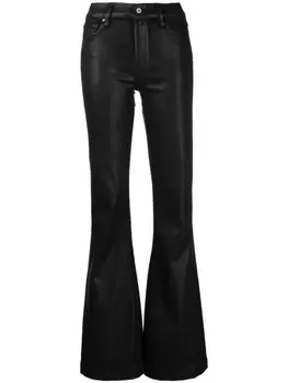 PAIGE расклешенные джинсы Genevieve, черный