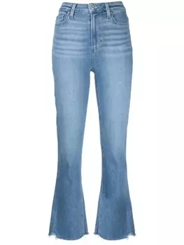 PAIGE укороченные джинсы Claudine, синий