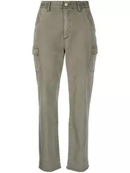 PAIGE зауженные брюки карго Drew, зеленый