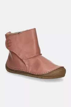 PAIX UP WINTER BOOTS детская кожаная зимняя обувь Froddo, розовый
