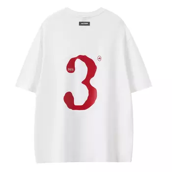 PAKA Футболка унисекс, Белый Черный (7)