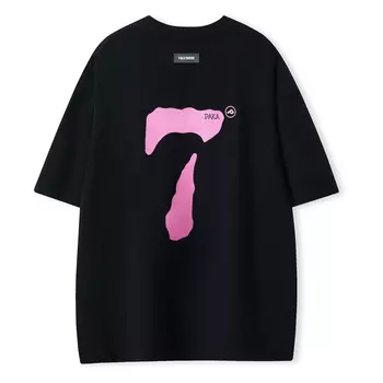 PAKA Футболка унисекс, Белый/Черный (8)