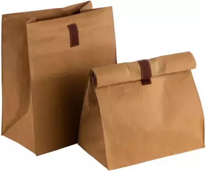 Пакет для хлеба APS, (набор, 2 шт.), с застежкой-липучкой, экологичная альтернатива пластику 10х32х16 см, бежевый