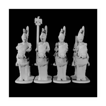 Пакет дополнений Французской Империи Французской кавалерийской дивизии (середина поздней войны), ESR Napoleonics Miniatures - France (10mm)