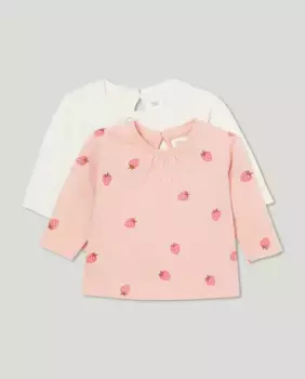 Пакет футболок для девочек Baby El Corte Ingls, светло-розовый