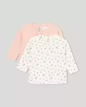 Пакет футболок для девочек Baby El Corte Ingls, цвет Blanco roto