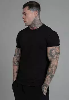 Пакет из 2 футболок SikSilk, черный