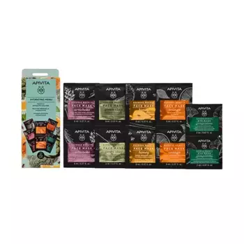 Пакет масок для лица Express Beauty Hidratante Apivita, 1 UD