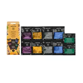 Пакет масок для лица Express Beauty Purificante Apivita, 1 UD