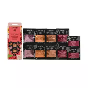 Пакет масок для лица Express Beauty Rejuvenecedora Apivita, 1 UD