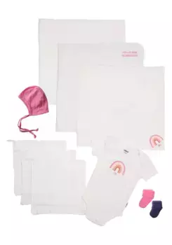 Пакет начального оснащения Liliput "Радуга" с великолепными радужными мотивами, розовый