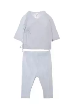 Пакет начального оснащения Liliput в ребристом дизайне, голубой