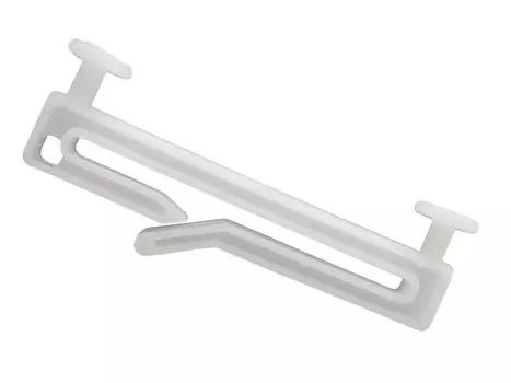 Пакет rewagi из 200 петлевых планеров с прорезью - шторные планеры 50 мм, штора белая, белый