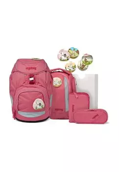 Пакет школьных сумок, 6 штук. включая комплект липучек ergobag, цвет Lamas