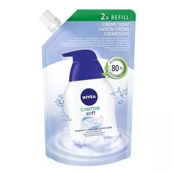 Пакетик для смены жидкого кремового мыла Creme Soft, 500 мл, Nivea
